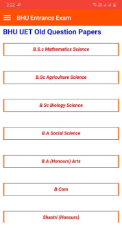 İndir BHU Entrance Exam Eğitim Android için Ekran görüntüsü 5