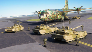 İndir US Army Tank Transporter Airplane Simülatörler Android için Ekran görüntüsü 6