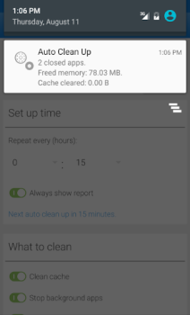 İndir Auto Clean Up Araçlar Android için Ekran görüntüsü 3
