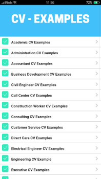 İndir CV Examples: PDF CV Templates Eğitim Android için Ekran görüntüsü 6