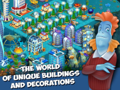 İndir Aquapolis. Su altı Megapolü Simülatörler Android için Ekran görüntüsü 3