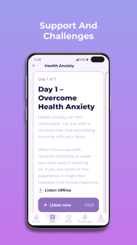 İndir Dare: Anxiety & Panic Attacks Sağlık & Fitness Android için Ekran görüntüsü 7