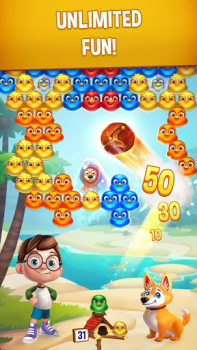 İndir Bubble Birds V - Color Birds Shooter Bulmaca Oyunları Android için Ekran görüntüsü 2