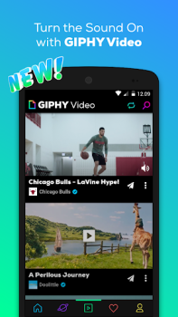 İndir GIPHY: GIFs, Stickers & Clips Video oynatıcılar ve düzenleyiciler Android için