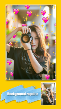 İndir Emoji background changer Fotoğraf Android için Ekran görüntüsü 2