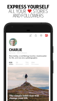 İndir Flipboard Haberler & Dergiler Android için Ekran görüntüsü 5