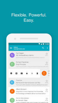 İndir Aqua Mail - hızlı e-posta İletişim Android için