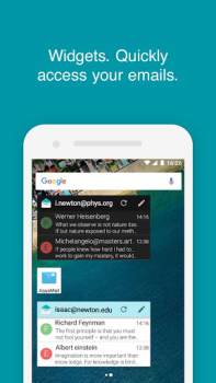İndir Aqua Mail - hızlı e-posta İletişim Android için Ekran görüntüsü 7