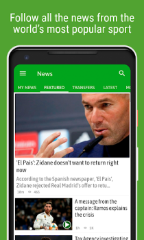 İndir BeSoccer - Canlı Futbol Spor Android için Ekran görüntüsü 3