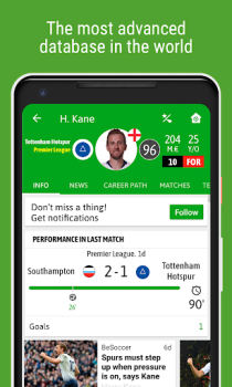 İndir BeSoccer - Canlı Futbol Spor Android için Ekran görüntüsü 7