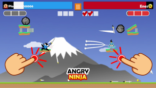 İndir Jumping Ninja Party 2 Player Arcade Android için Ekran görüntüsü 4