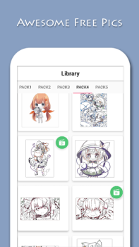 İndir Anime - Paint by Numbers Eğlence Android için Ekran görüntüsü 4