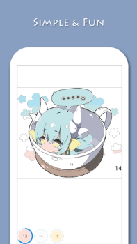 İndir Anime - Paint by Numbers Eğlence Android için Ekran görüntüsü 5