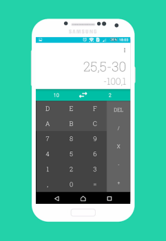 İndir Калькулятор Систем Счисления Araçlar Android için Ekran görüntüsü 3