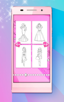 İndir Girls Coloring Pages Gündelik Android için Ekran görüntüsü 2