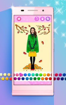 İndir Girls Coloring Pages Gündelik Android için Ekran görüntüsü 3