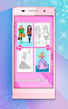 İndir Girls Coloring Pages Gündelik Android için Ekran görüntüsü 5