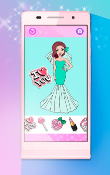 İndir Girls Coloring Pages Gündelik Android için Ekran görüntüsü 6