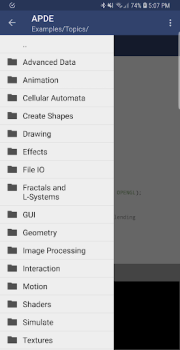 İndir APDE - Android Processing IDE Araçlar Android için Ekran görüntüsü 4
