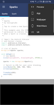 İndir APDE - Android Processing IDE Araçlar Android için Ekran görüntüsü 5