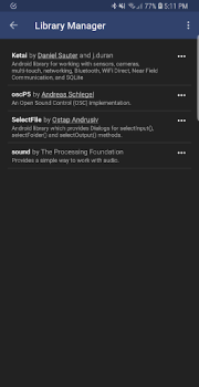 İndir APDE - Android Processing IDE Araçlar Android için Ekran görüntüsü 6