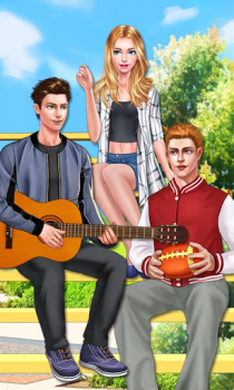 İndir College Love Story: Teen Crush Simülatörler Android için