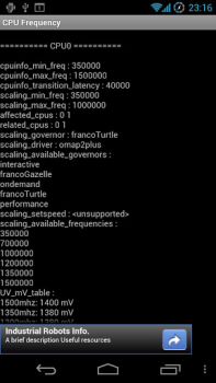 İndir CPU Frequency Araçlar Android için