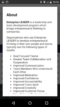 İndir EnterpriseLEADER: Full Program İş Dünyası Android için Ekran görüntüsü 7