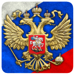 Logo 3D Russian Emblem and Flag LWP