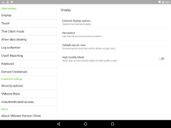 İndir VMware Horizon Client İş Dünyası Android için Ekran görüntüsü 7