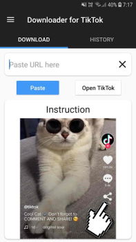 İndir Downloader for TikTok Araçlar Android için