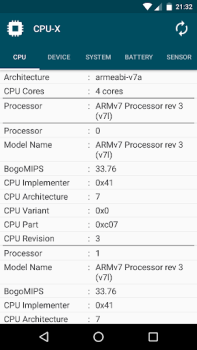 İndir CPU-X Araçlar Android için Ekran görüntüsü 2