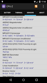 İndir CPU-Z Araçlar Android için Ekran görüntüsü 6
