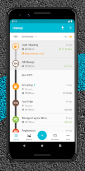 İndir Drivvo - Araç yönetimi Arabalar ve Ulaşım Android için