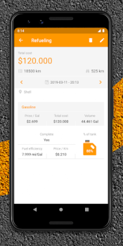 İndir Drivvo - Araç yönetimi Arabalar ve Ulaşım Android için Ekran görüntüsü 7