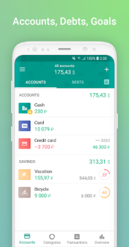 İndir 1Money: harcama takibi, bütçe Finans Android için Ekran görüntüsü 5