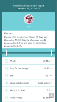 İndir Honor Smart Scale Sağlık & Fitness Android için Ekran görüntüsü 3
