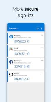 İndir Microsoft Authenticator Araçlar Android için Ekran görüntüsü 3