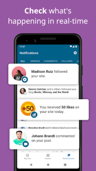 İndir WordPress - Site Oluşturucu İş Android için Ekran görüntüsü 5