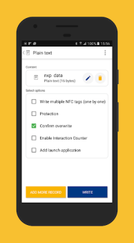 İndir NFC TagWriter by NXP İş Android için Ekran görüntüsü 3