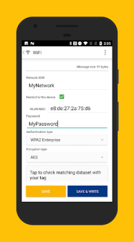 İndir NFC TagWriter by NXP İş Android için Ekran görüntüsü 4