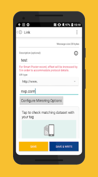 İndir NFC TagWriter by NXP İş Android için Ekran görüntüsü 7