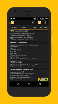 İndir NFC TagInfo by NXP Araçlar Android için Ekran görüntüsü 5