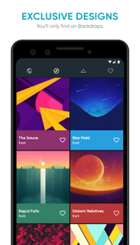 İndir Backdrops - Wallpapers Özelleştirme Android için Ekran görüntüsü 2