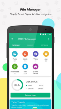 İndir APUS File Manager (Explorer) Araçlar Android için Ekran görüntüsü 2