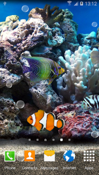 İndir Coral Fish 3D Live Wallpaper Özelleştirme Android için Ekran görüntüsü 3