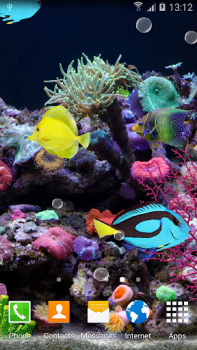 İndir Coral Fish 3D Live Wallpaper Özelleştirme Android için Ekran görüntüsü 5