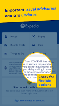 İndir Expedia: Hotels, Flights & Car Seyahat Android için Ekran görüntüsü 3