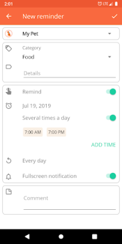 İndir Animal and pet care diary Yaşam Tarzı Android için Ekran görüntüsü 5