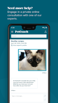İndir PetCoach Ask a vet online 24/7 Tıp Android için Ekran görüntüsü 3